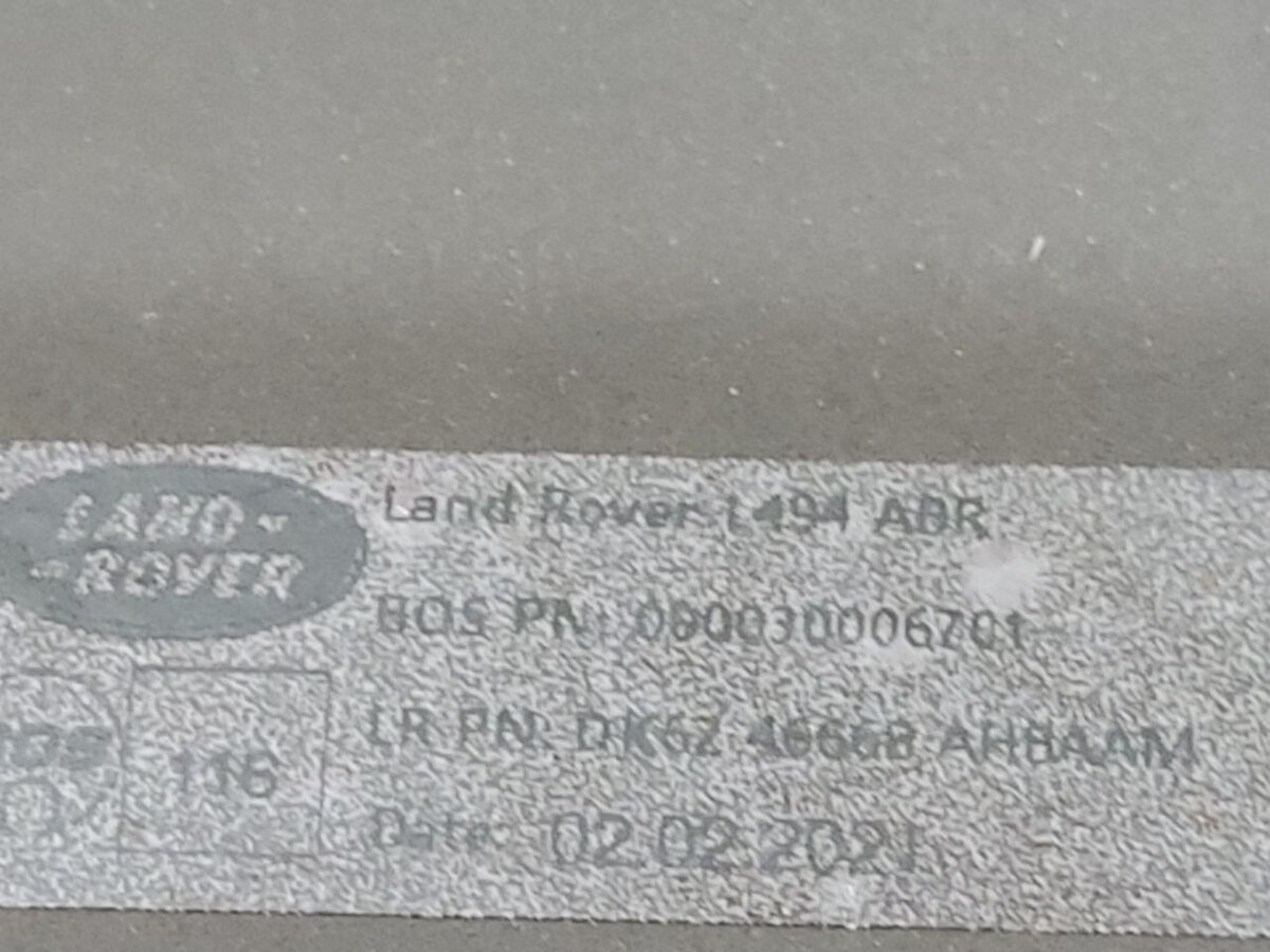 LR117939 Zasłona bagażnika Range Rover Sport L494 (2014-2022) używana